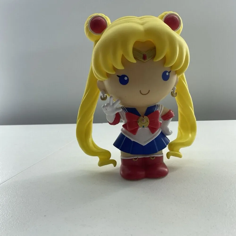 Sailor Moon Usagi Chibi Figural‎ Coin Piggy Bank 9” Anime Japan Character Toy